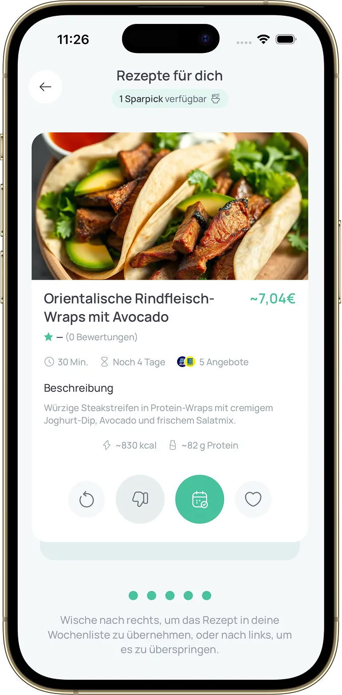 تطبيق Sparchef – وصفة «لفائف اللحم البقري الشرقية بالأفوكادو» مع السعر والقيم الغذائية